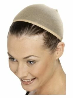 Smiffys Wig Cap, Nude