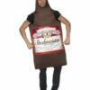 Smiffys Studmeister Beer Bottle Costume, Brown -Smiffys Store 20391