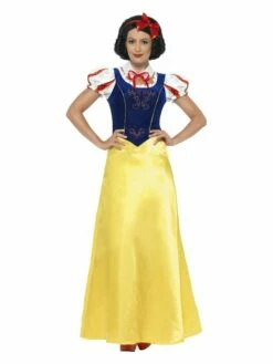 Smiffys Princess Snow Costume, Yellow