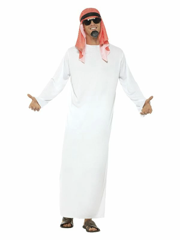 Smiffys Fake Sheikh Costume, White 3 Smiffys Fake Sheikh Costume, White