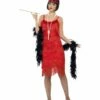Smiffys Flapper Shimmy Costume, Red 2 Smiffys Flapper Shimmy Costume, Red -Smiffys Store 26115