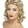 Smiffys 40s Sweetheart Wig, Blonde
