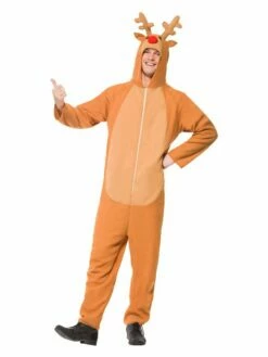Smiffys Reindeer Costume, Brown