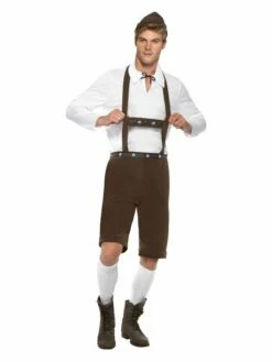 Smiffys Bavarian Man Costume, Brown