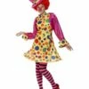 Smiffys Clown Lady Costume, Multi-Coloured -Smiffys Store 32882