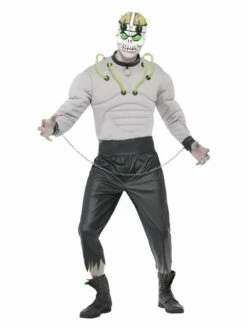 Smiffys Lab Creature Costume, Grey