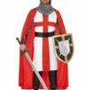 Smiffys St George Hero Costume, Red -Smiffys Store 34315