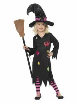 Smiffys Cinder Witch Costume, Black