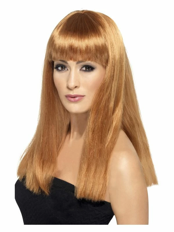 Smiffys Glamourama Wig, Auburn 3 Smiffys Glamourama Wig, Auburn
