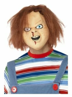 Smiffys Chucky Latex Mask, Brown