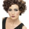 Smiffys 20s Flirty Flapper Wig, Brown -Smiffys Store 42004