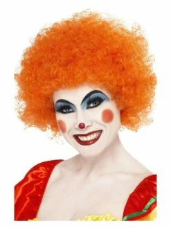 Smiffys Crazy Clown Wig, Orange
