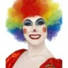 Smiffys Crazy Clown Wig, Rainbow -Smiffys Store 42088