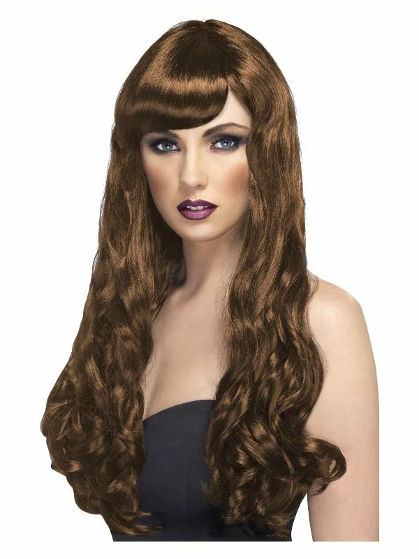 Smiffys Desire Wig, Brown 3 Smiffys Desire Wig, Brown