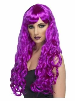Smiffys Desire Wig, Purple