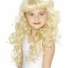 Smiffys Girl’s Princess Wig, Blonde -Smiffys Store 42131