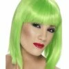 Smiffys Glam Wig, Neon Green -Smiffys Store 42138