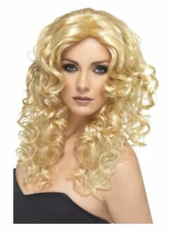 Smiffys Glamour Wig, Blonde