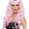 Smiffys Siren Wig, Pink -Smiffys Store 42264