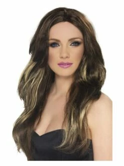 Smiffys Temptress Wig, Brown