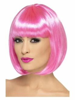 Smiffys Partyrama Wig, 12 Inch, Pink