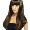 Smiffys Babelicious Wig, Brown 1 Smiffys Babelicious Wig, Brown -Smiffys Store 42425