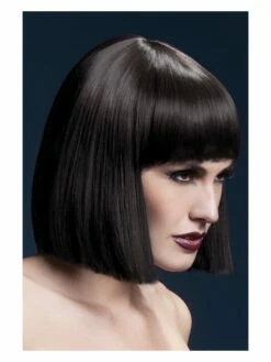 Smiffys Fever Lola Wig, Brown