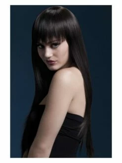 Smiffys Fever Jessica Wig, Brown