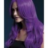 Smiffys Fever Khloe Wig, Neon Purple 1 Smiffys Fever Khloe Wig, Neon Purple -Smiffys Store 42548