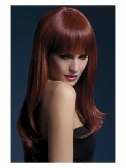 Smiffys Fever Sienna Wig, Auburn