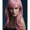 Smiffys Fever Sienna Wig, Pastel Pink 2 Smiffys Fever Sienna Wig, Pastel Pink -Smiffys Store 42554