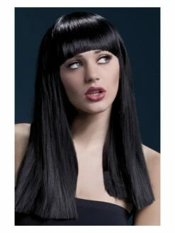 Smiffys Fever Alexia Wig, Black