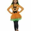 Smiffys Pumpkin Tutu Dress Costume, Orange -Smiffys Store 43021