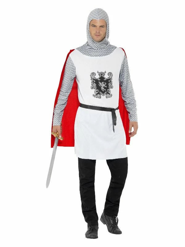 Smiffys Knight Costume, Economy, White 3 Smiffys Knight Costume, Economy, White