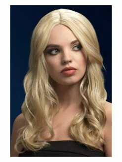 Smiffys Fever Khloe Wig, Dark Blonde