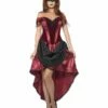 Smiffys Venetian Temptress Costume, Red -Smiffys Store 43743