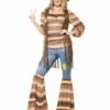 Smiffys Harmony Hippie Costume, Multi-Coloured -Smiffys Store 43856