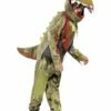 Smiffys Deluxe Deathly Dinosaur Costume, Green -Smiffys Store 44294