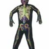 Smiffys Glow In The Dark Skeleton Costume, Multi-Coloured -Smiffys Store 45124