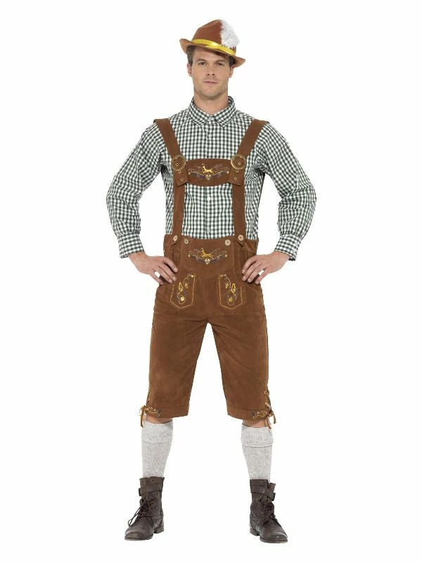 Smiffys Deluxe Traditional Hans Bavarian Costume, Green 3 Smiffys Deluxe Traditional Hans Bavarian Costume, Green