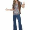 Smiffys Orion The Hippie Costume, Blue -Smiffys Store 45517