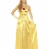 Smiffys Golden Princess Costume, Gold -Smiffys Store 45969