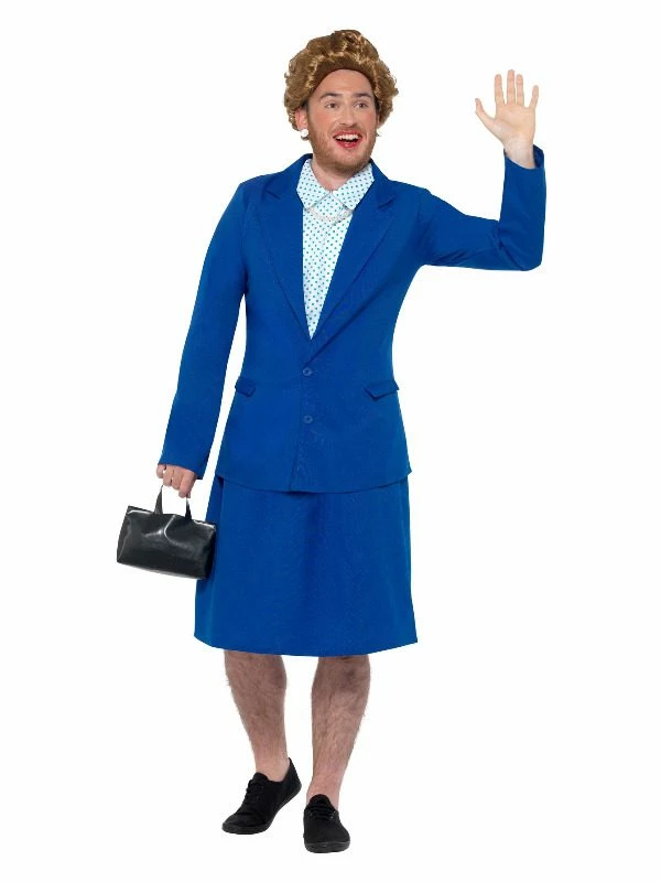 Smiffys Iron Lady Prime Minister Costume, Blue 3 Smiffys Iron Lady Prime Minister Costume, Blue