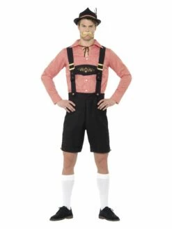Smiffys Beer Festival Costume, Red