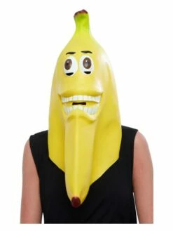 Smiffys Banana Latex Mask, Yellow
