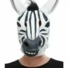 Smiffys Zebra Latex Mask, Black & White -Smiffys Store 50882 4