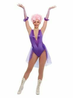 Smiffys Trapeze Artist Costume, Purple