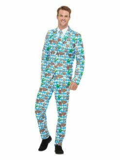 Smiffys Beer Festival Suit, Blue