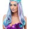 Smiffys Mermaid Wig, Blue 2 Smiffys Mermaid Wig, Blue -Smiffys Store 52025 1