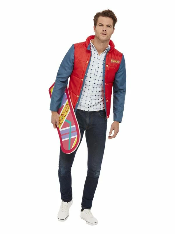 Smiffys Back To The Future Marty McFly Costume, Red 3 Smiffys Back To The Future Marty McFly Costume, Red
